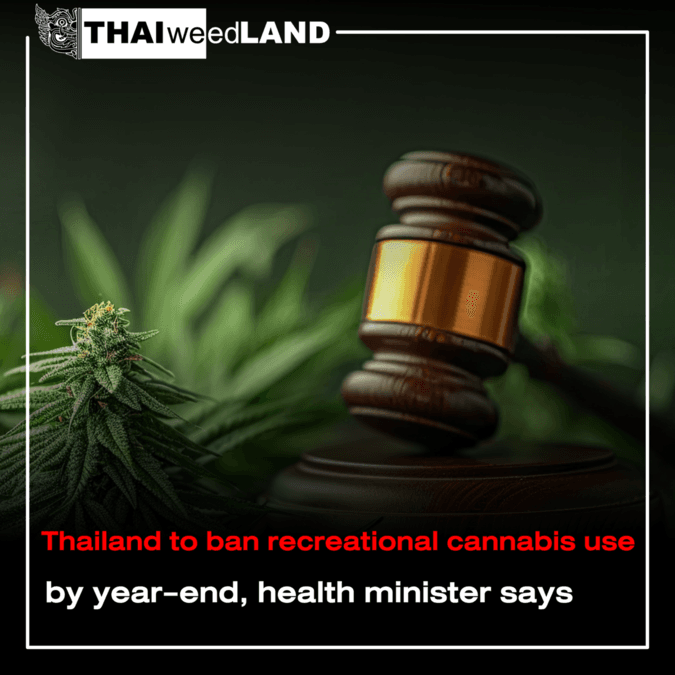 Thailand to ban recreational cannabis use by year-end